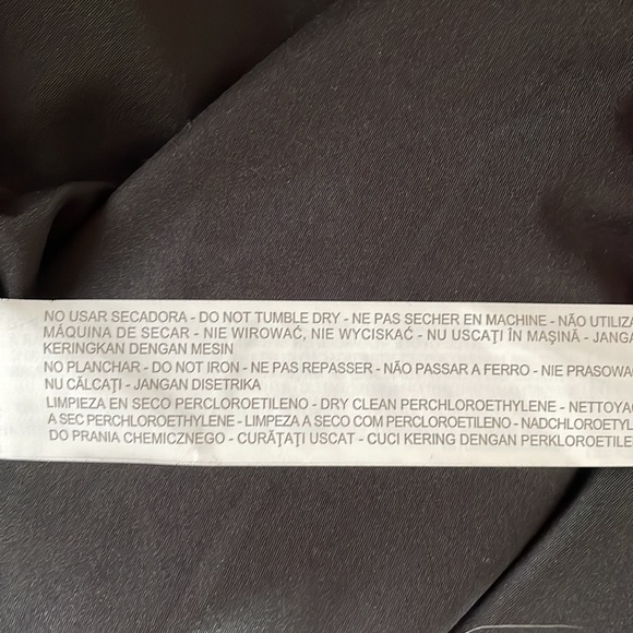 Zara Basic Navy Shearling Faux Fur Soft Cozy Waterfall Coat, Small - Picture 6 of 6